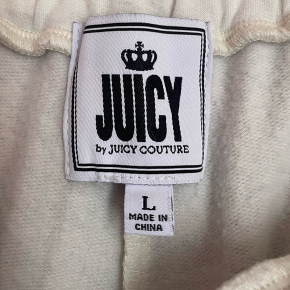 Juicy Couture large cream sweatpants - Picture 3 of 4